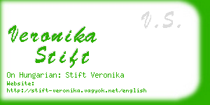 veronika stift business card